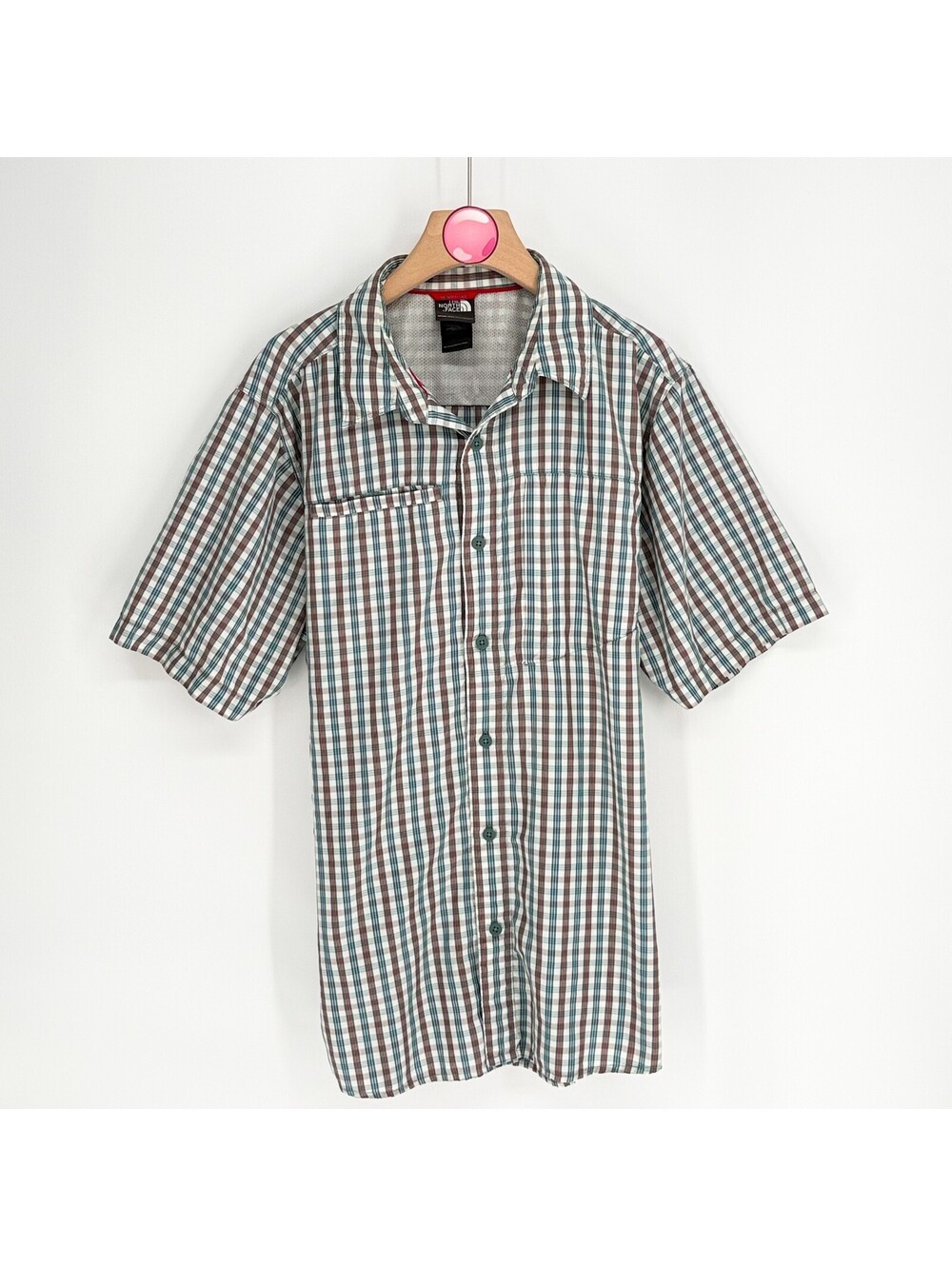 The North Face Millstone Short Sleeve Button Up Shirt Men L